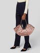 Jimmy Choo Canvas Top Handle Bag