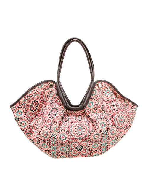 Jimmy Choo Canvas Top Handle Bag