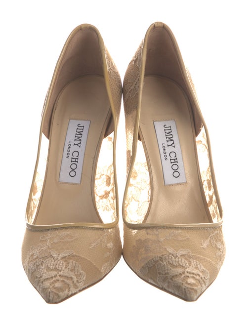 Jimmy Choo Lace Lace Pattern Pumps