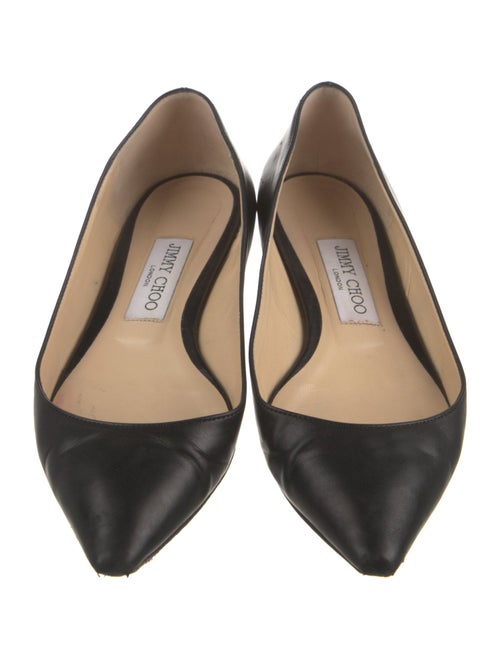 Jimmy Choo Leather Ballet Flats
