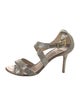 Jimmy Choo Glitter Glitter Accents Sandals