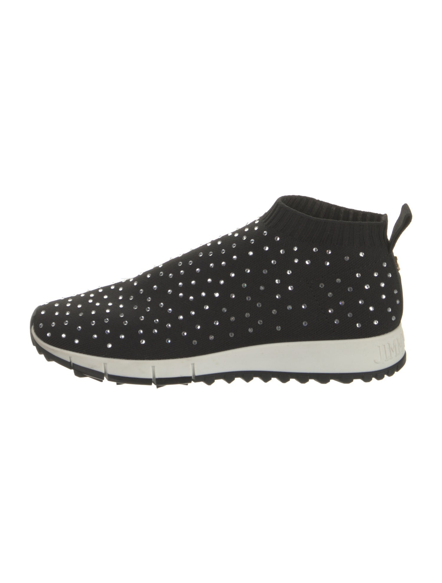 Jimmy Choo Crystal Embellishments Sock Sneakers