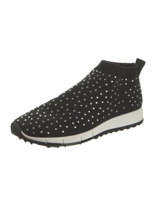 Jimmy Choo Crystal Embellishments Sock Sneakers