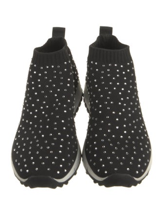 Jimmy Choo Crystal Embellishments Sock Sneakers