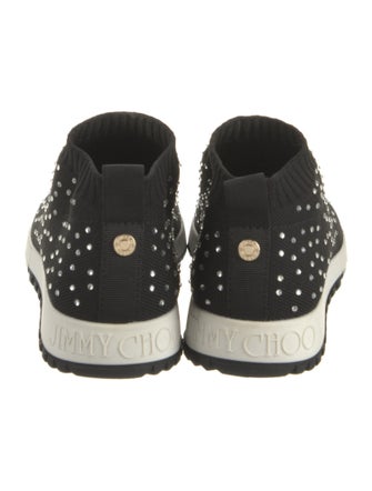 Jimmy Choo Crystal Embellishments Sock Sneakers