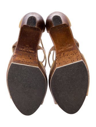 Jimmy Choo Patent Leather Sandals