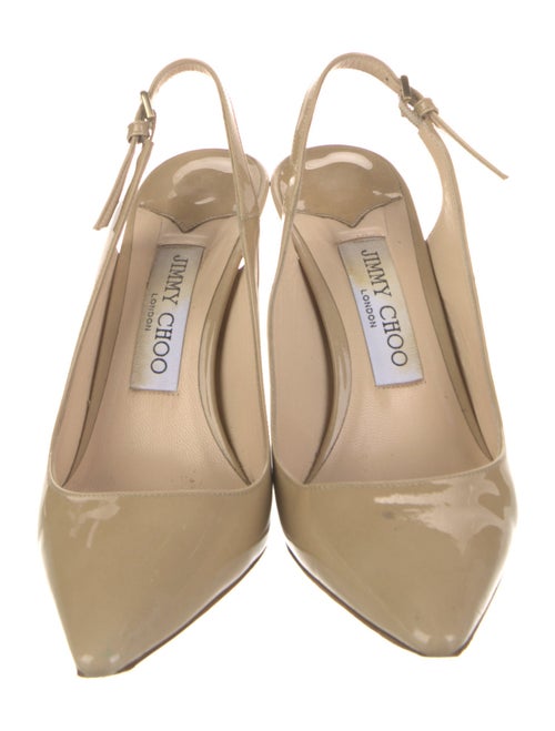 Jimmy Choo Patent Leather Slingback Pumps