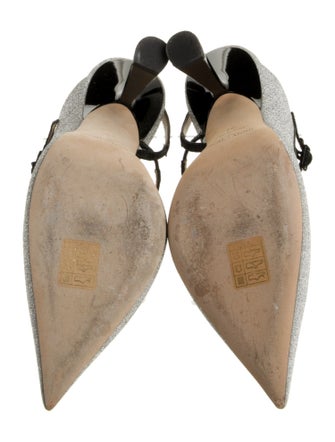 Jimmy Choo Glitter Glitter Accents Slingback Pumps