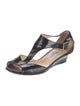 Jimmy Choo Patent Leather T-Strap Sandals