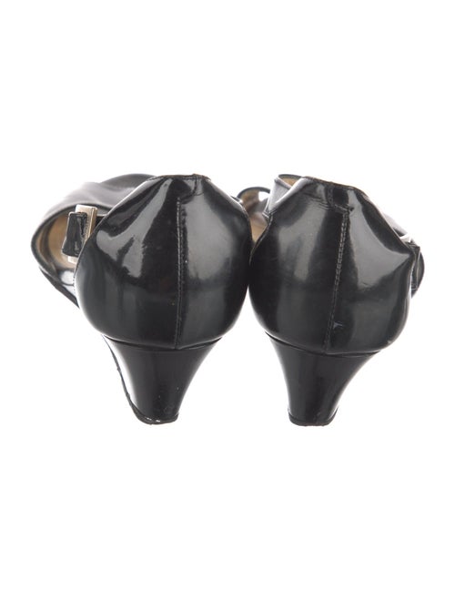 Jimmy Choo Patent Leather T-Strap Sandals