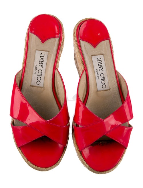 Jimmy Choo Patent Leather Mules