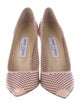 Jimmy Choo Patent Leather Lasercut Accents Pumps
