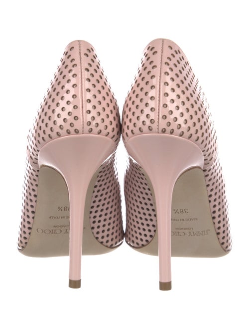 Jimmy Choo Patent Leather Lasercut Accents Pumps