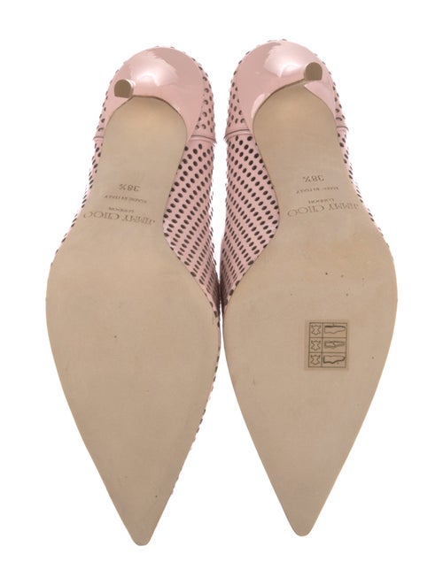 Jimmy Choo Patent Leather Lasercut Accents Pumps