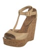 Jimmy Choo Snakeskin T-Strap Sandals