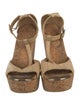 Jimmy Choo Snakeskin T-Strap Sandals