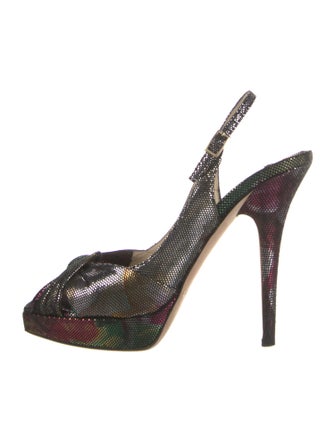 Jimmy Choo Printed Slingback Pumps