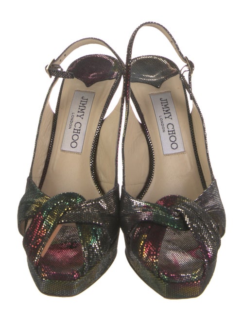 Jimmy Choo Printed Slingback Pumps