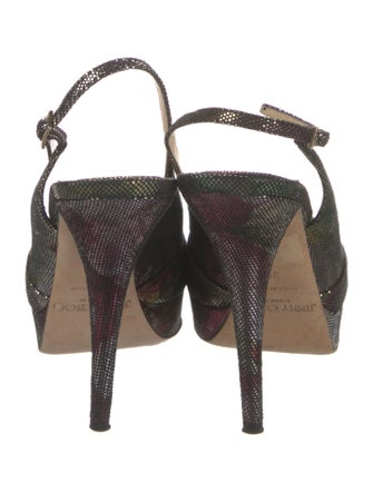 Jimmy Choo Printed Slingback Pumps