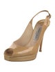 Jimmy Choo Patent Leather Slingback Sandals