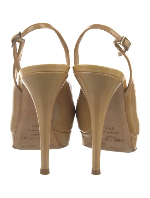 Jimmy Choo Patent Leather Slingback Sandals