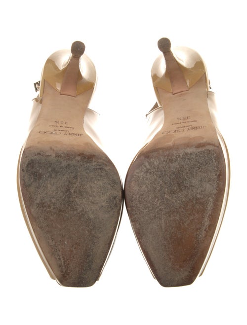 Jimmy Choo Patent Leather Slingback Sandals