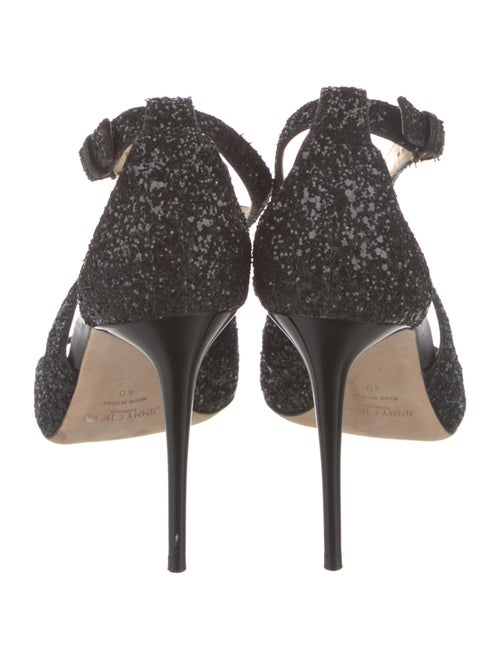 Jimmy Choo Glitter Glitter Accents D'Orsay Pumps