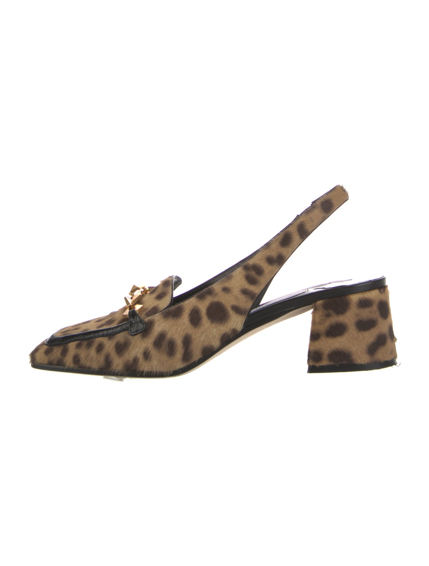 Jimmy Choo Ponyhair Animal Print Slingback Pumps