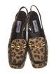 Jimmy Choo Ponyhair Animal Print Slingback Pumps