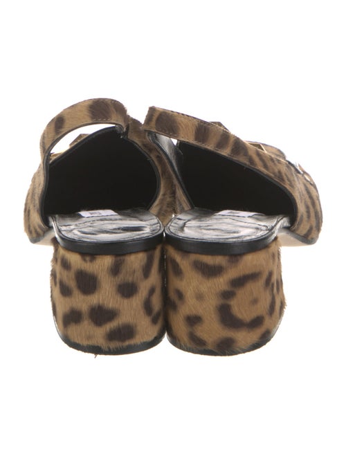 Jimmy Choo Ponyhair Animal Print Slingback Pumps