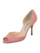 Jimmy Choo Suede D'Orsay Pumps