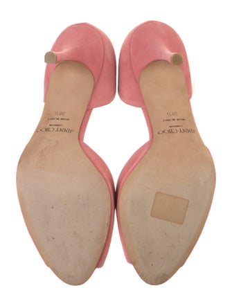 Jimmy Choo Suede D'Orsay Pumps