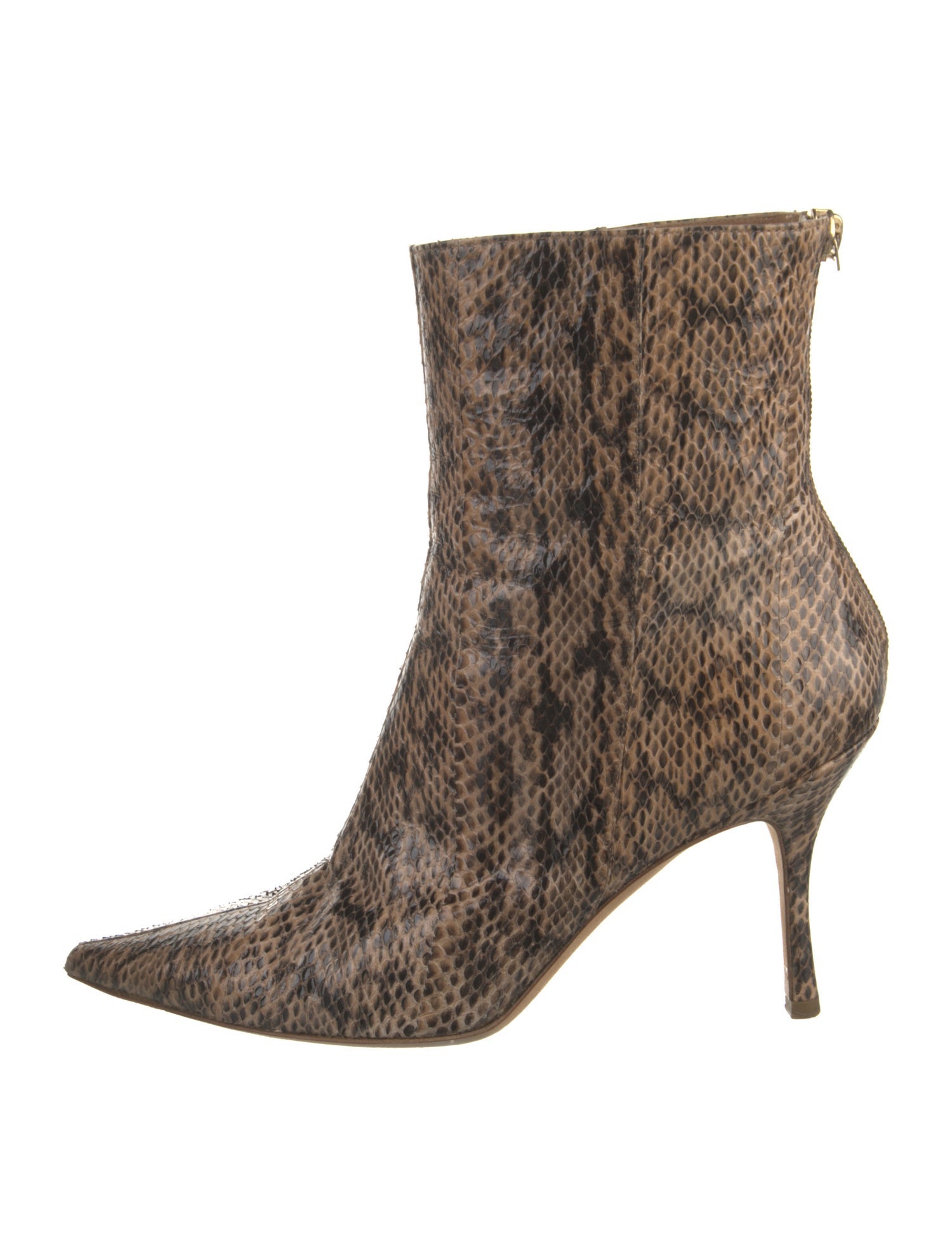 Jimmy Choo Embossed Leather Animal Print Pumps