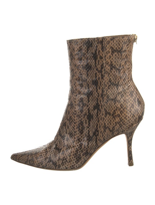 Jimmy Choo Embossed Leather Animal Print Pumps