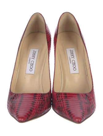 Jimmy Choo Snakeskin Animal Print Pumps