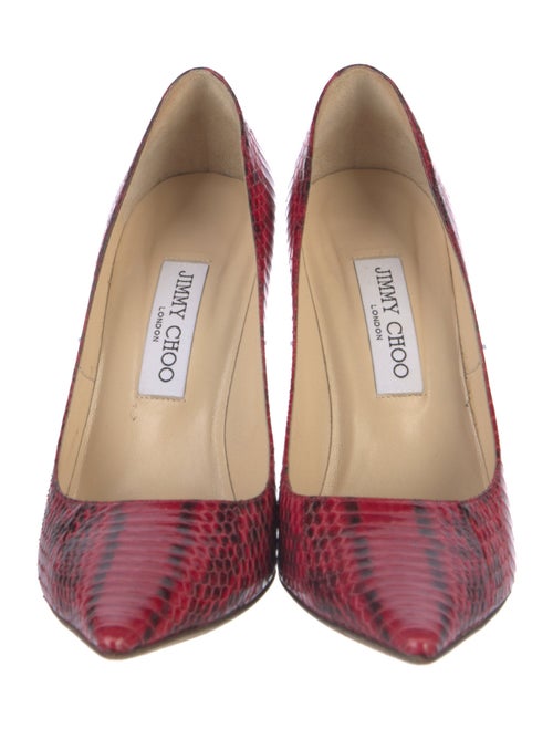 Jimmy Choo Snakeskin Animal Print Pumps