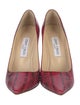 Jimmy Choo Snakeskin Animal Print Pumps
