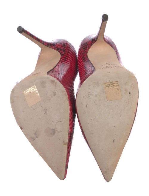 Jimmy Choo Snakeskin Animal Print Pumps