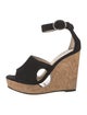 Jimmy Choo Suede Cutout Accent Sandals