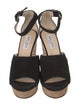 Jimmy Choo Suede Cutout Accent Sandals