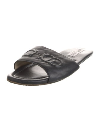 Jimmy Choo Leather Slides