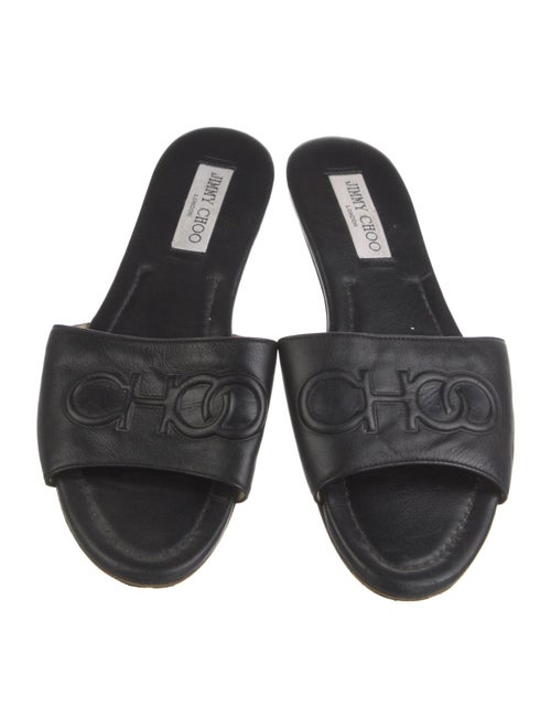 Jimmy Choo Leather Slides