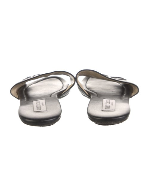 Jimmy Choo Leather Slides