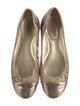 Jimmy Choo Snakeskin Animal Print Flats