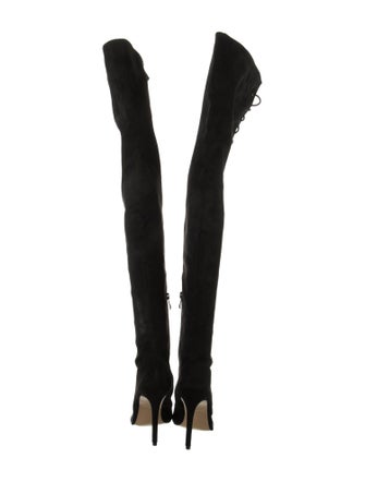 Jimmy Choo Suede Lace-Up Boots