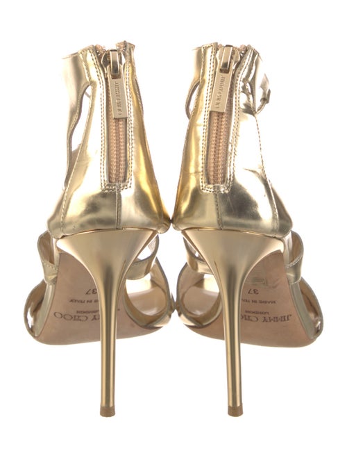 Jimmy Choo Leather T-Strap Pumps