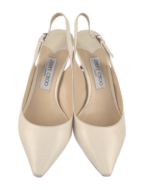 Jimmy Choo Leather Slingback Pumps