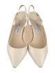 Jimmy Choo Leather Slingback Pumps