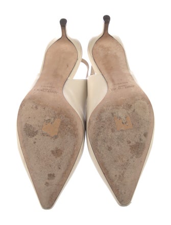 Jimmy Choo Leather Slingback Pumps