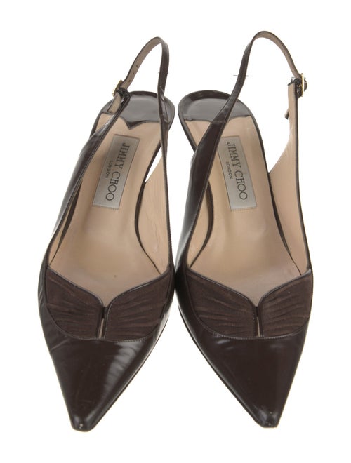 Jimmy Choo Leather Slingback Pumps